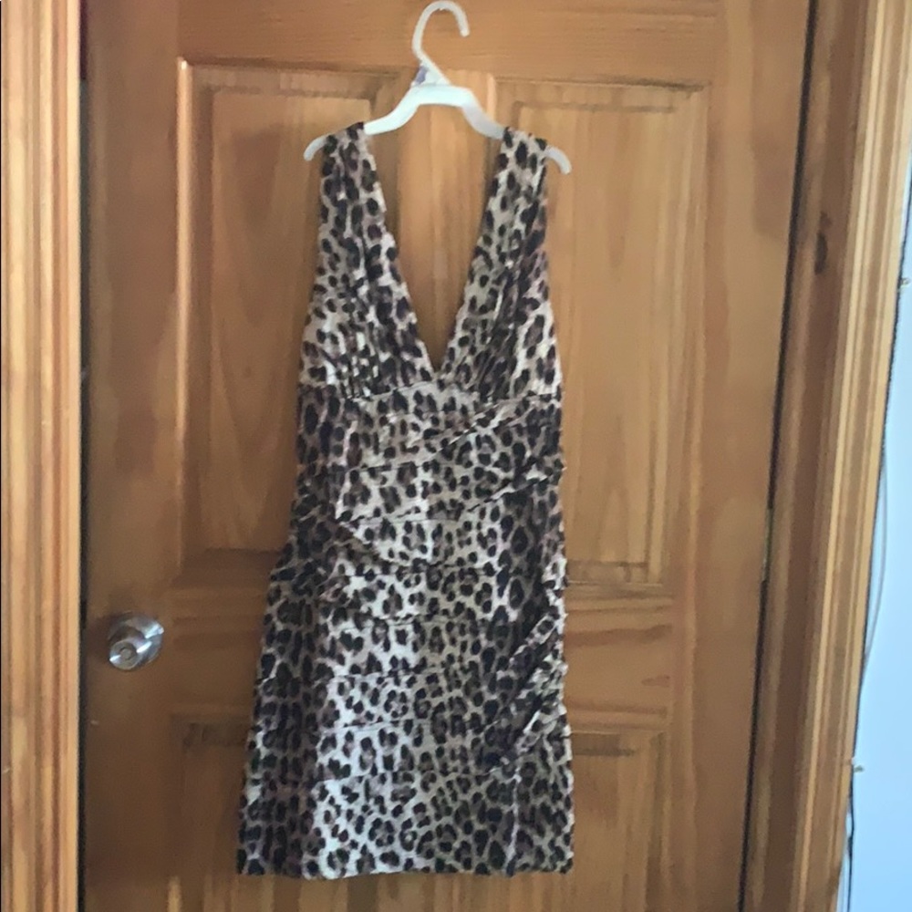 Leopard print dress